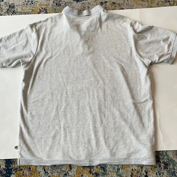Tommy Bahama short sleeved polo shirt Light gray Men’s size XL Preppy - Picture 10 of 11